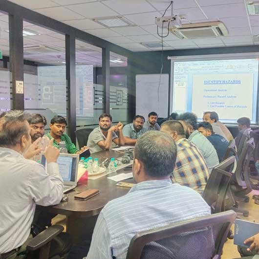 Genesis Safety Academy corporate safety training at Bontaz Hira