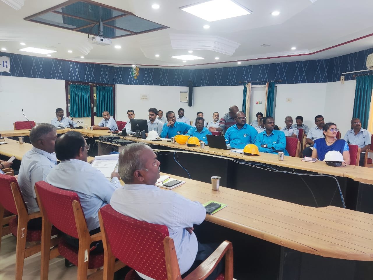 Genesis Safety Academy corporate safety training at Heads of department of NLC